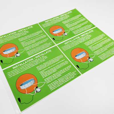Label Esensial Rumah Tangga CDR Label Produk Pembersih PVC CMYK