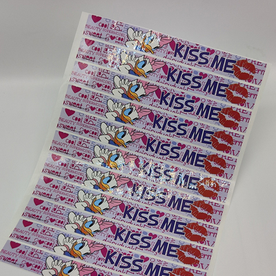 Flexo Printing Adhesive Label Stiker Pantone PMS Kertas Stiker Glossy