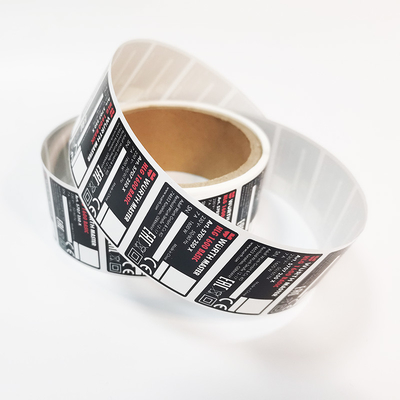 Stiker Label Kemasan Cetak Kertas Industri Matte Permanen