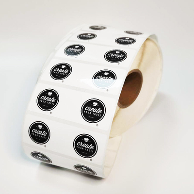 BOPP Film Food Adhesive Labels PMS Glossy Packaging Box Seal Stiker
