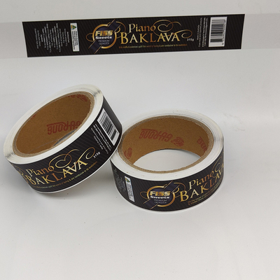 Stiker Vinyl Perekat Makanan Permanen Avery Dengan Laminasi Matt