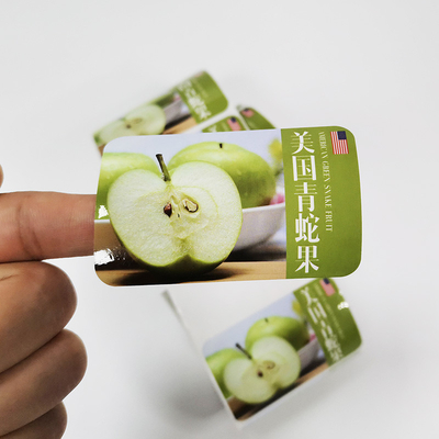 Label Makanan Perekat Pernis