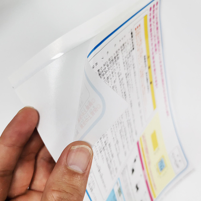 BOPP Pharmaceutical Label Printing Label Kemasan Farmasi CMYK Pantone