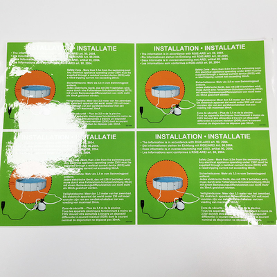 Label Esensial Rumah Tangga CDR Label Produk Pembersih PVC CMYK