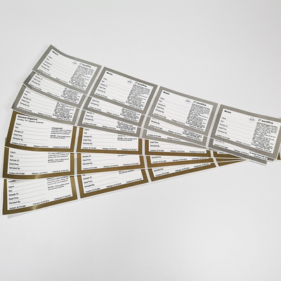 Stiker Label Kemasan Varnishing CMYK