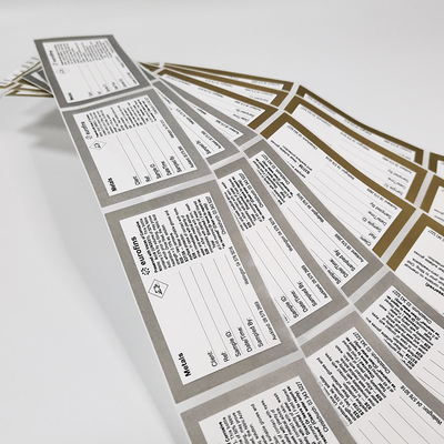 Stiker Label Kemasan Varnishing CMYK