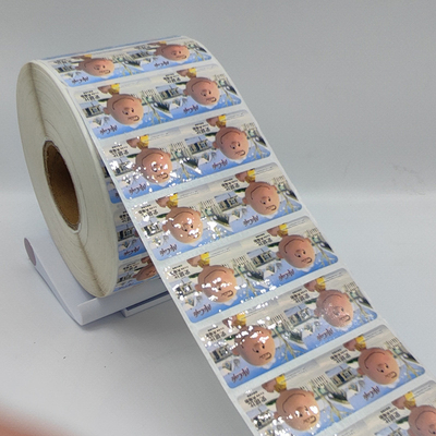 Matte Lamination Self Adhesive Label Stiker Kertas Stiker Sintetis CMYK