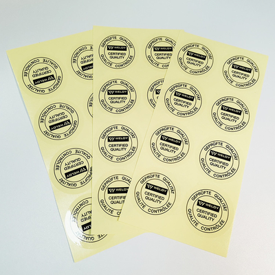 Clear Vinyl BOPP Adhesive Label Stiker Flexo PET Film Self Adhesive Synthetic Paper