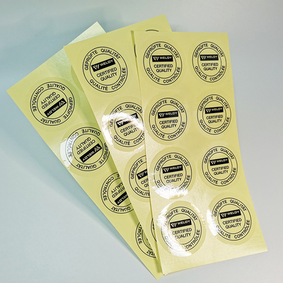Clear Vinyl BOPP Adhesive Label Stiker Flexo PET Film Self Adhesive Synthetic Paper