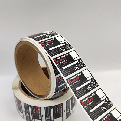 Stiker Label Perekat PMS Kertas Stiker Vinyl Industri TPU Glossy
