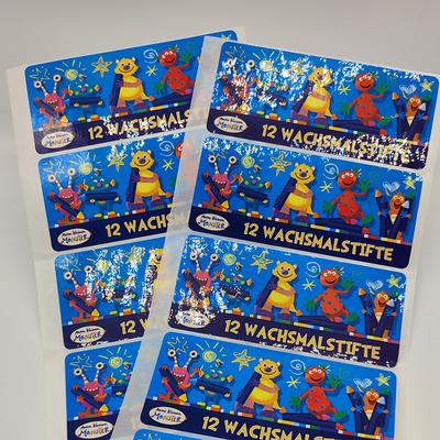 Stiker Label Perekat Film BOPP Varnish Glossy Matte Laminated Sticker Paper