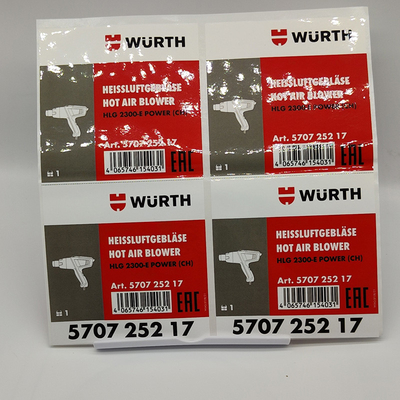 Stiker Label Kemasan Glossy Laminate Water Based Ink Vinyl Sticker Matte Laminate