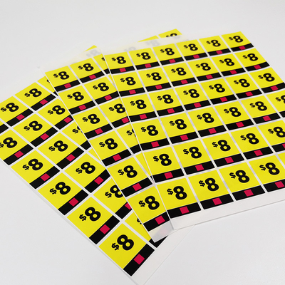 BOPP CMYK Label Desain Kustom Stiker Glossy Custom Tamper Proof
