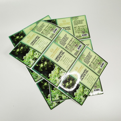 Pelabelan Paket Makanan Digital CMYK BOPP Personalized Self Adhesive Labels