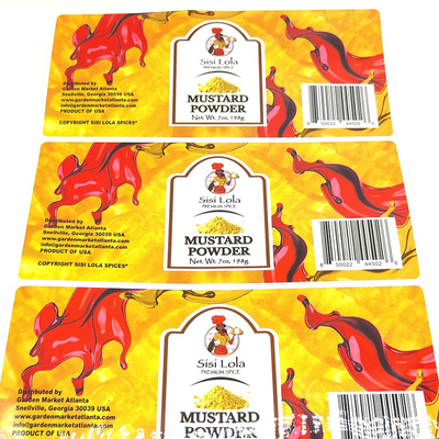 Barcode Label Kemasan Makanan Glossy Matt Laminated Self Adhesive Sticker Labels