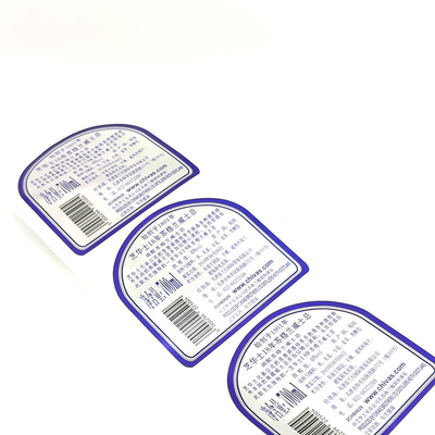 Label Anggur Perekat Timbul Label Botol Anggur Perekat Pantone CMYK