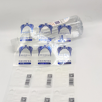 Label Botol Minuman Holografik BOPP Film Label Botol Transparan