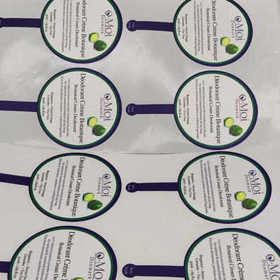 Label Botol Jus Lollipop Kustom Tahan Air BOPP Stiker Segel Botol Minuman