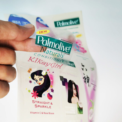 Glassine Paper Desain Label Produk Kosmetik Waterproof Vinyl Sticker Paper Glossy