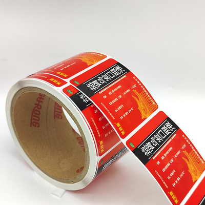 Pencetakan Label Farmasi Vinyl Tahan Air Label Botol Obat Yang Dapat Dilepas