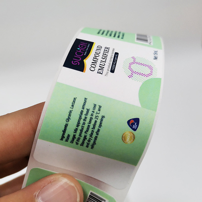 Bahan BOPP Label Produk Kimia 60mm X 30mm Label Harian Rumah Tangga