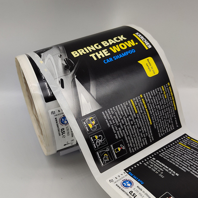 Label Ketahanan Kimia Laminasi Semi Glossy Label Tahan Air yang Dapat Dicetak