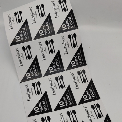 Label Rumah Tangga Tahan Cuaca yang Dapat Dicetak CMYK BOPP Lembar Label Perekat Yang Dapat Dilepas