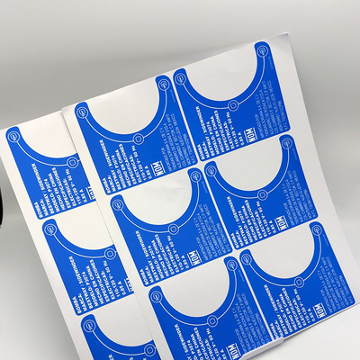 Rumah Tangga BOPP Removable Vinyl Sticker Paper Self Adhesive Laundry Label Stiker