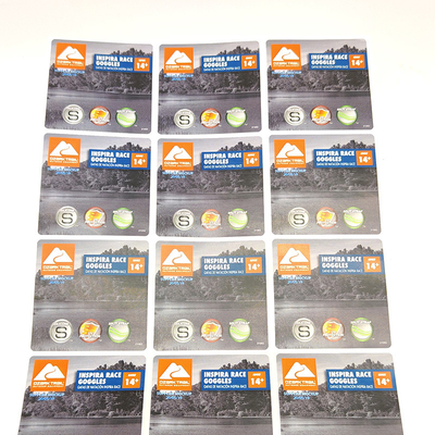 Label Tahan Air Laundry Removable Label Produk Rumah Tangga CMYK Offset
