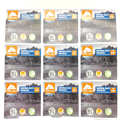 Label Tahan Air Laundry Removable Label Produk Rumah Tangga CMYK Offset