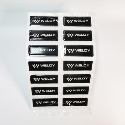 Stiker Epoxy 3D Laminasi Glossy Stiker Crystal Clear Epoxy Dome