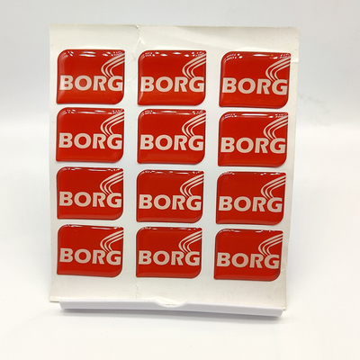 Bentuk Reguler 3M Lem Stiker Epoksi Kustom Untuk Iklan Promosi