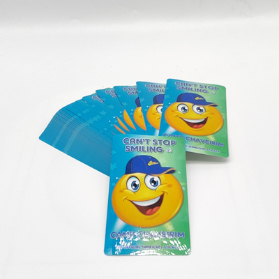 Permanen CMYK Kustom Die Cut Stiker BOPP Glossy Lamination Adhesive