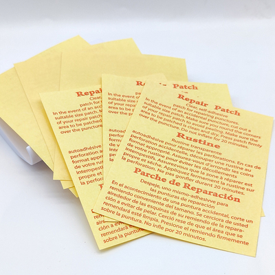 70x70 Mm Self Adhesive Vinyl Repair Patch Pools Patch Perbaikan Pvc Bawah Air