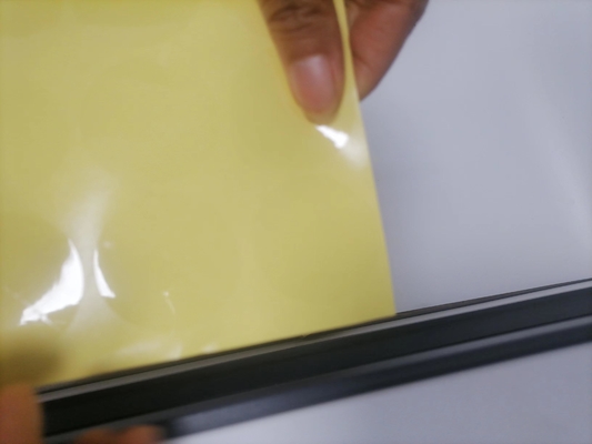 Label perekat transparan khusus untuk kotak segel atau kantong segel