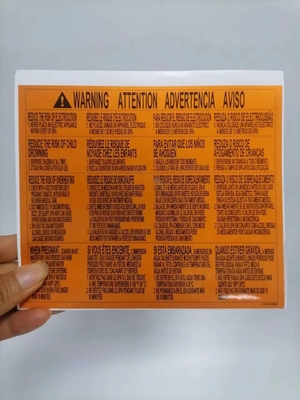 Custom Waterproof Metallic Sticker Untuk Label Kemasan Polyester Perak