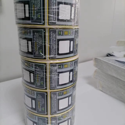 Waterproof Adhesive Vinyl Sticker untuk Peralatan Elektronik Konsumen Printable &amp; bisa ditulis di area kosong