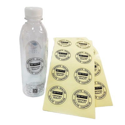 Disesuaikan Self Adhesive Sheet Roll Cut Shape Packaging Sticker Dengan Transfer Termal