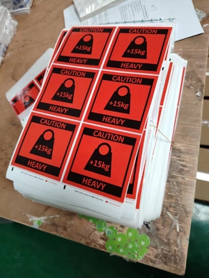 CMYK Digital Print Tech Product Identifying Stickers untuk Identifikasi Produk