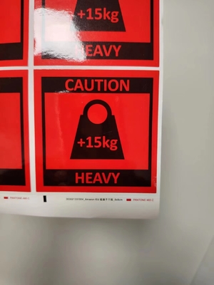 CMYK Digital Print Tech Product Identifying Stickers untuk Identifikasi Produk