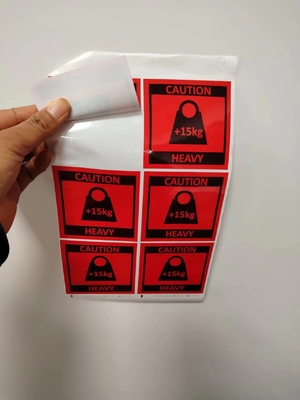 CMYK Digital Print Tech Product Identifying Stickers untuk Identifikasi Produk