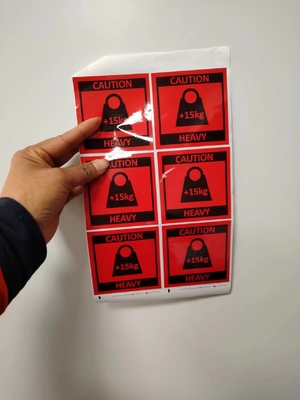 CMYK Digital Print Tech Product Identifying Stickers untuk Identifikasi Produk