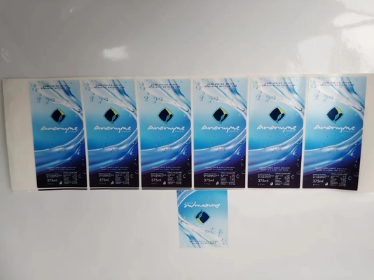 Disesuaikan Self Adhesive Sheet Roll Cut Shape Packaging Sticker Dengan Transfer Termal