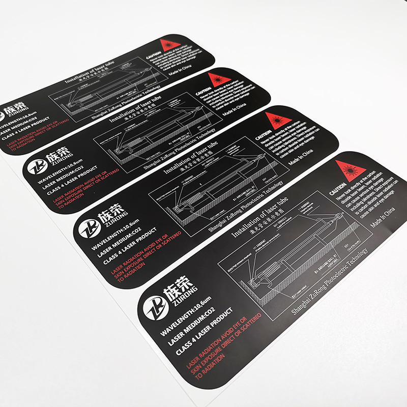 Glassine Industrial Adhesive Label Stiker Varnishing Label Bahan Makanan