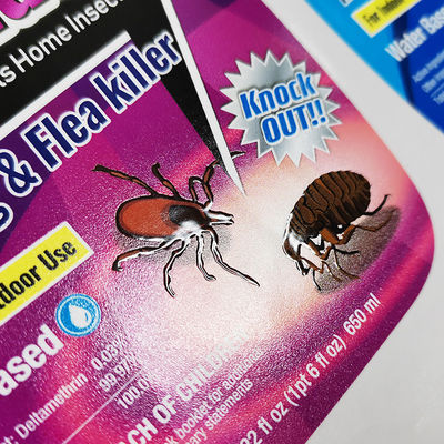 Label Produk Kimia Cetak Offset Label Bopp Roll Rumah Tangga Harian