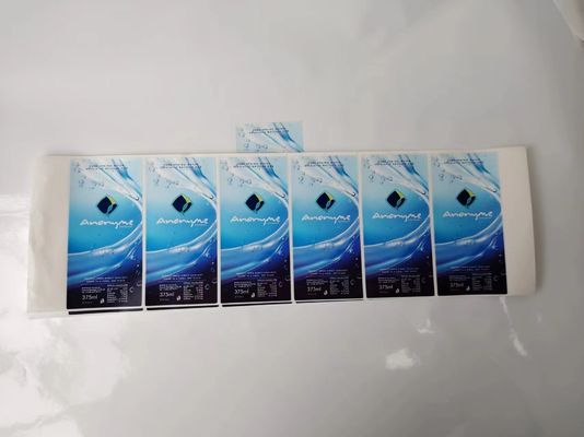 Disesuaikan Self Adhesive Sheet Roll Cut Shape Packaging Sticker Dengan Transfer Termal